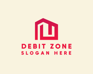 Red Maze House  logo design