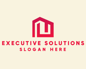 Red Maze House  logo design