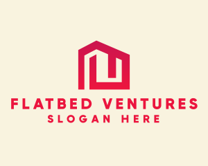 Red Maze House  logo design