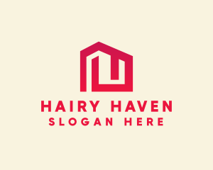 Red Maze House  logo design