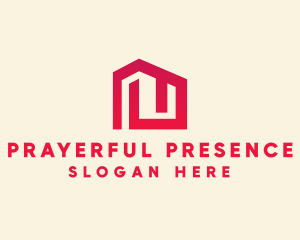 Red Maze House  logo design