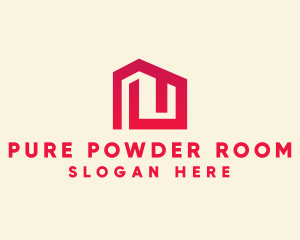 Red Maze House  logo design