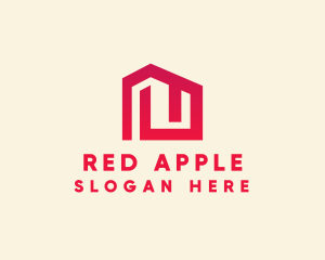 Red Maze House  logo design