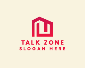 Red Maze House  logo design