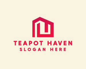 Red Maze House  logo design