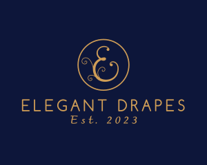 Elegant Letter E logo design