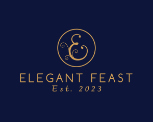 Elegant Letter E logo design