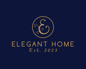 Elegant Letter E logo design