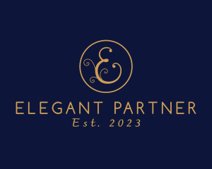 Elegant Letter E logo design