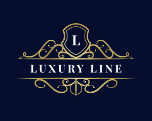 Luxury Shield Deluxe Premium logo design