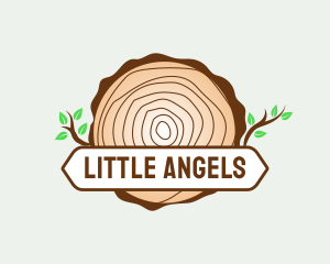 Tree Lumber Trunk logo