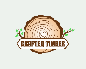 Tree Lumber Trunk logo design