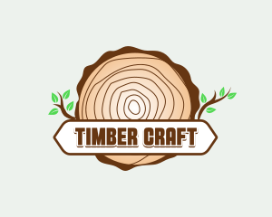 Tree Lumber Trunk logo design