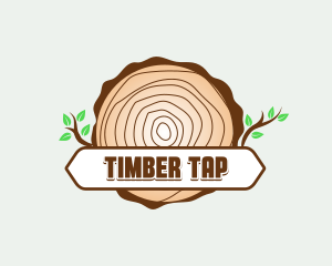 Tree Lumber Trunk logo design