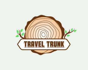 Tree Lumber Trunk logo design