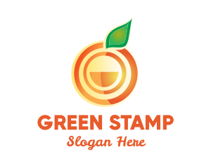 Orange Citrus Fruit logo design