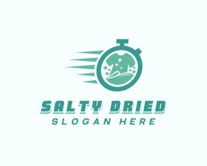 Fast Washing Laundromat  logo design