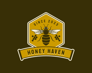  Honey Beehive Apiary logo design