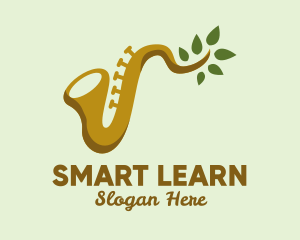 Leaf Branch Saxophone Logo