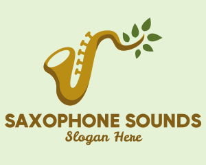 Leaf Branch Saxophone logo