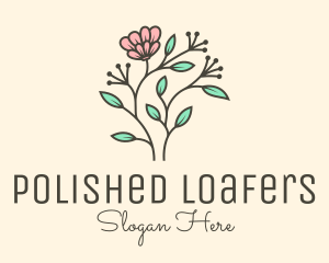 Feminine Flower Plant logo design