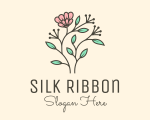 Feminine Flower Plant logo design