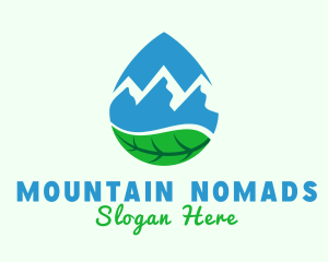 Mountain Spring Water logo design