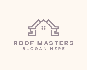 Roof House Builder logo design