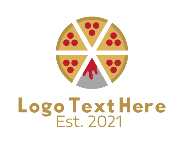 Pizza logo example 4