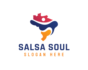 Brazil Person Map  logo