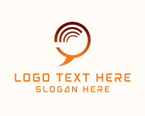 WiFi Signal Chat Logo