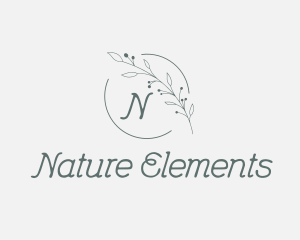 Floral Nature Beauty Boutique logo design