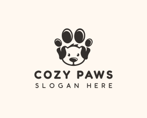 Puppy Dog Paw logo design