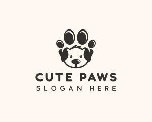 Puppy Dog Paw logo design