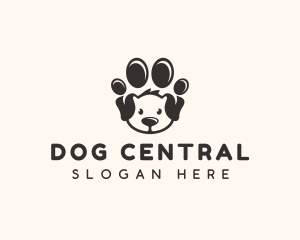 Puppy Dog Paw logo design