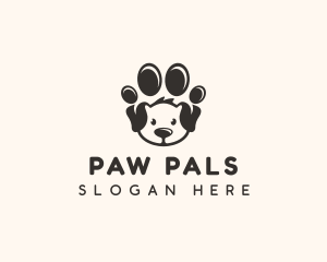 Puppy Dog Paw logo design