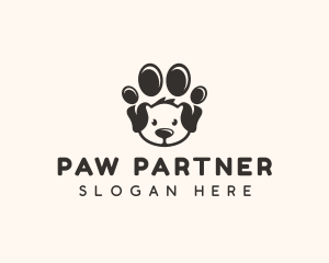 Puppy Dog Paw logo design