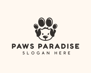 Puppy Dog Paw logo design