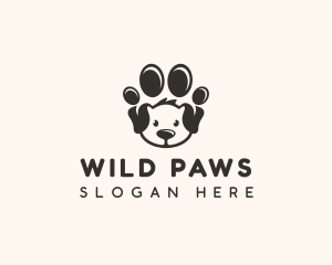 Puppy Dog Paw logo design