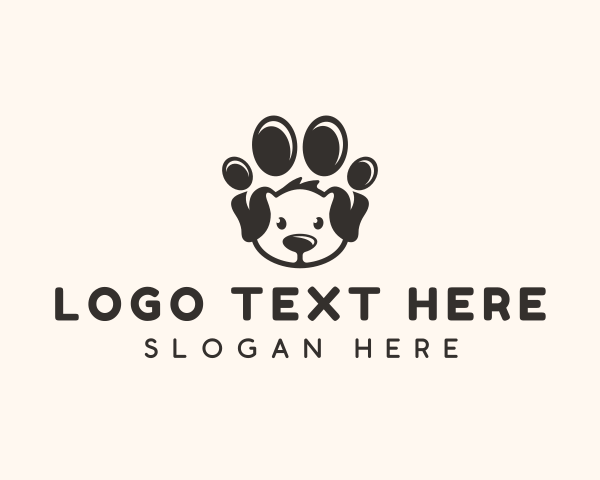 Puppy logo example 3