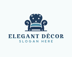 Sofa Chair Decorator Upholstery logo design