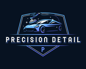 Car Buffing Detailing logo design