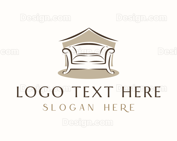 Armchair Sofa Furniture Logo