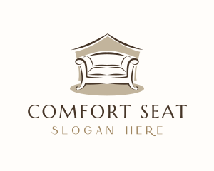 Armchair Sofa Furniture logo design