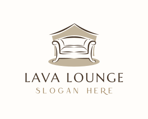 Armchair Sofa Furniture logo design