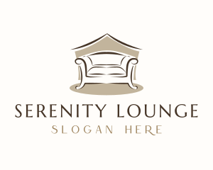 Armchair Sofa Furniture logo design