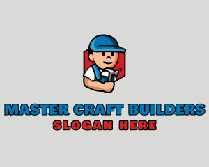 Carpenter Hammer Builder logo design