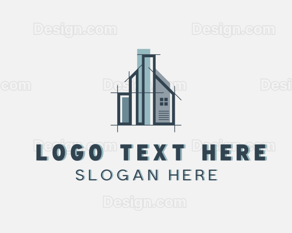 House Architect Contractor Logo