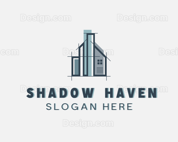 House Architect Contractor Logo