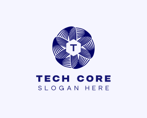 Cyberspace Tech Programming logo design